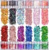 Festival glitter face for festive disguises, 12 color set body glitter