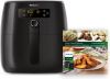 Philips Kitchen Appliances Premium Digital Airfryer with Fat Removal Technology + Recipe Cookbook, 3 qt, Black, HD9741/99, X-Large