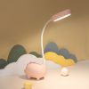 Angle Adjustable Cute Design Rechargeable Stepless Dimming Led Desk Lamp