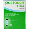 One Touch Ultra Glucose Blood Test Strips 100 Count (New)