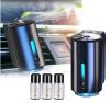 Smart Car Air Freshener, Intelligent Car Aroma Diffuser, Ultrasonic Atomizer, Car Essential Oil Diffuser, Aromatherapy for Car