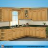 Solid wood kitchen cabinet