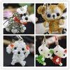 sell cute beaded doll keychain mobile phone charms accessories promoti