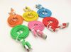 Sell 2M Colorful Flat USB Charge Cable DATA Sync cable for iPhone 5