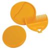 plastic pocket mirror with comb