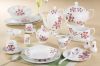 dinnerware set in porcelain