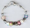 Sell silver color glass bracelet