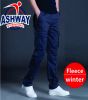 Fleece Men's Cargo Pants Men Casual Multi Pockets. ASHWAY Sweatpants With Pockets 80% Cotton 20% Polyester