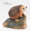 resin hedgehog with solar light decoration