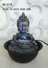 polyresin tabletop buddha fountain