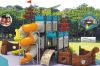 2011NEW!outdoor playground plastic slide amusement park