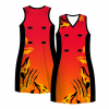 Customized Sublimated Netball Skit Uniform