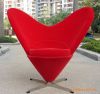 Sell fiberglass Heart chair metal dining chair sofa