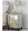 glass venetian mirrored furniture, side table, bedside table, console