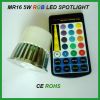 Sell MR16 5W RGB LED Spotlight with remote