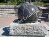 Granite stone ball water fountain