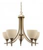 CH89-5BPT-Modern Simple Glass Chandelier