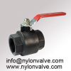 replace brass ball valve in irrigation-nylon ball valve