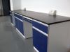 6000mm long Steel Lab Side Bench Laboratory Wall Bench