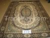 handmade silk persian carpet