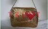 Decorative metallic cloth for handbag