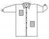 Sell Disposable Non-woven Lab Coats with Pockets