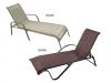 Steel Textilene Chaise Lounge