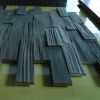 wood wall tile solid acacia  wood wall tile