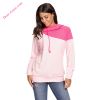 Fashion Pink Duotone hoodies sweatshirts women for wholesale