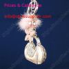 Wholesale Crystal Bag keychain, leather keychain