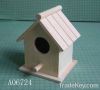 wooden birdhouse