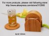 bamboo coaster holder set