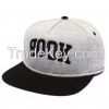 snapback hat emboridery flat bill cap