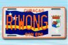 American License plate