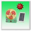 solar Rechargeable Desk Fan W/Lights