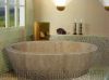 Beige Travertine Bathtub