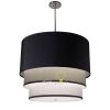 Cascade Large Round Triple Pendant Light