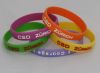 Promotion silicone wristband/bracelet