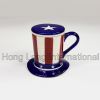 HL4163-The flag of the U.S. shaped mug/tableware/holidays item