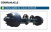 Sell German Axles 10 tons/12tons/13tons/14t/16t/18tons drum wheel axle