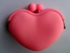 Sell HEART-SHAPE SILICONE coin PURSE