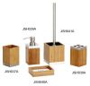 bathroom set with bamboo