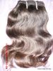 Silky straight wave hair weft