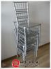 Rental Silver Wood Chiavari Stacking Chair