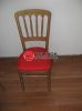 Golden Wood Castle Stacking Chair