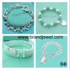 bracelets bangles, charm silver jewelry