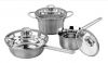 hot-sale Italian style stainless steel 6pcs cookware set