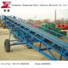 Rubber belt conveyor for fertilizer equipment