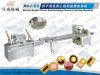 Biscuit sandwiching machine connect packing machine double function