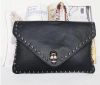 Sell skull clutch rivet black evening bag